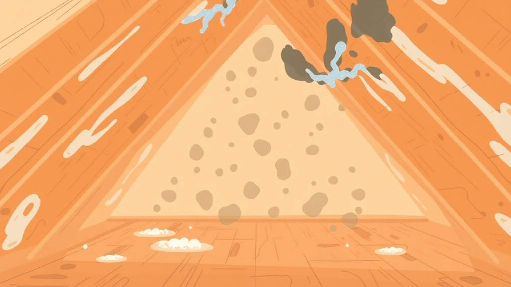 A professional illustration depicting attic Mold Inspection: Complete Guide