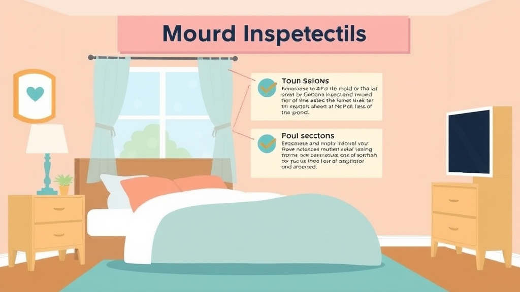 Practical workflow diagram for bedroom Mold Inspection: What to Check