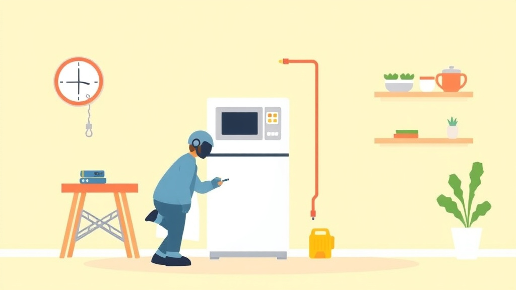 Educational graphic covering the essentials of appliance Connection Mold Inspection