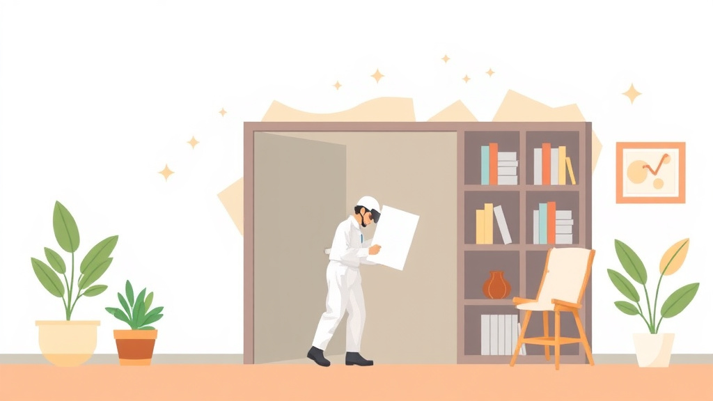 A professional illustration depicting how Often Should Landlords Inspect for Mold