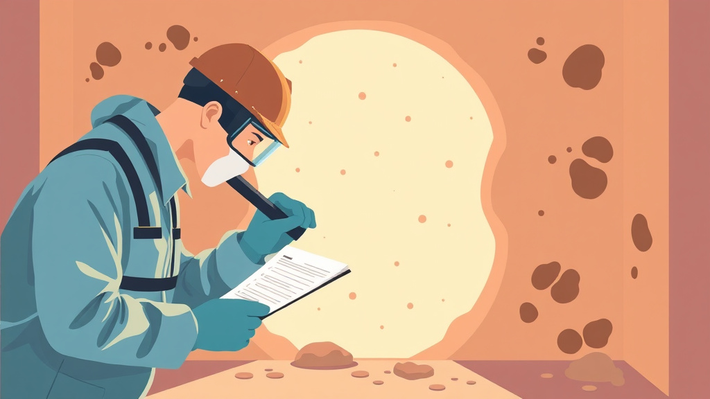 Illustration breaking down the fundamentals of inspecting for Mold Inside Wall Cavities