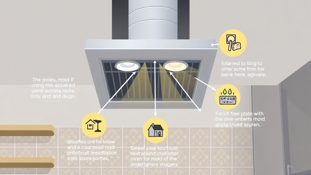 Real-world application diagram for kitchen Exhaust System Mold Inspection