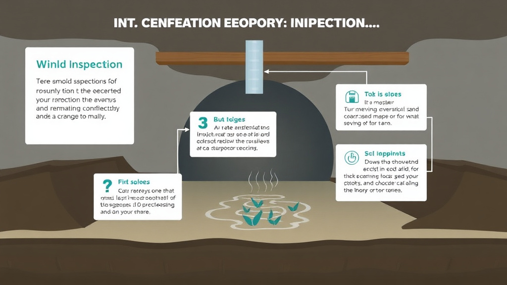 Practical checklist visual for underground Space Mold Inspection