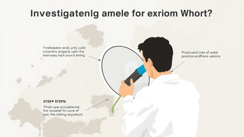 Implementation roadmap for investigating Wall Discoloration for Mold with actionable steps
