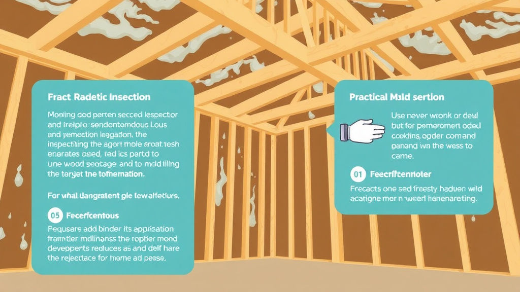 Hands-on guide visualization for wood Frame Building Mold Inspection