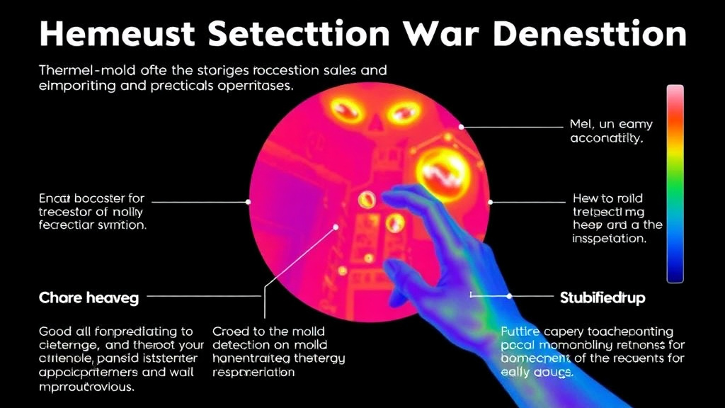 Process flow illustration for putting thermal Imaging for Mold Detection into action