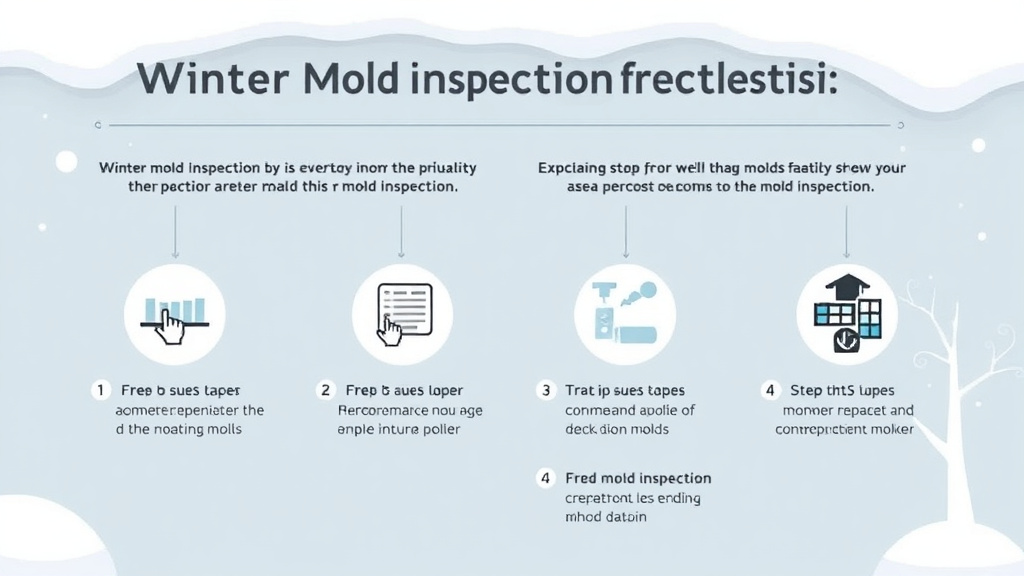 Hands-on guide visualization for winter Mold Inspection Checklist