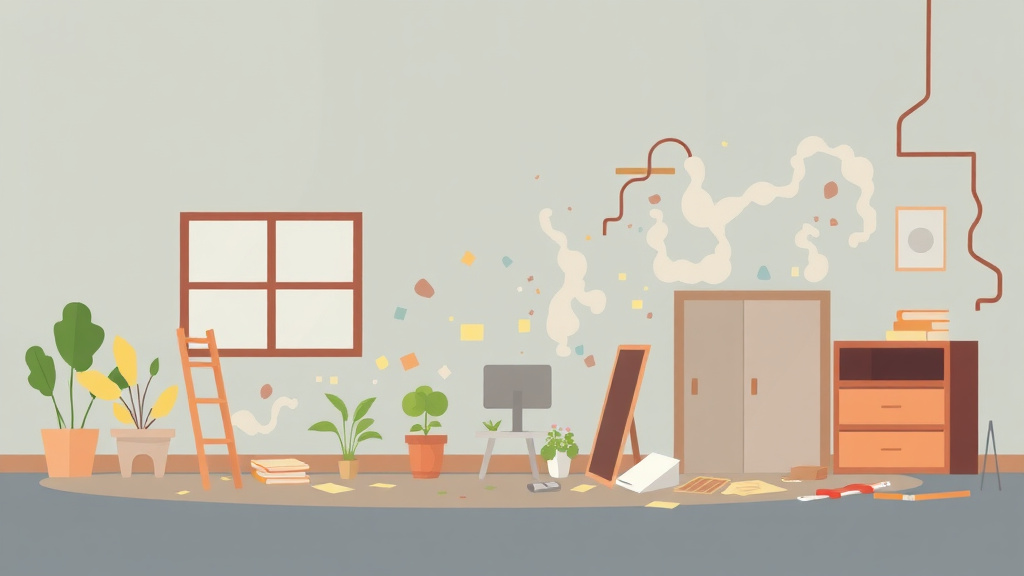 Illustration breaking down the fundamentals of constructive Eviction and Mold: What Landlords Need to Know