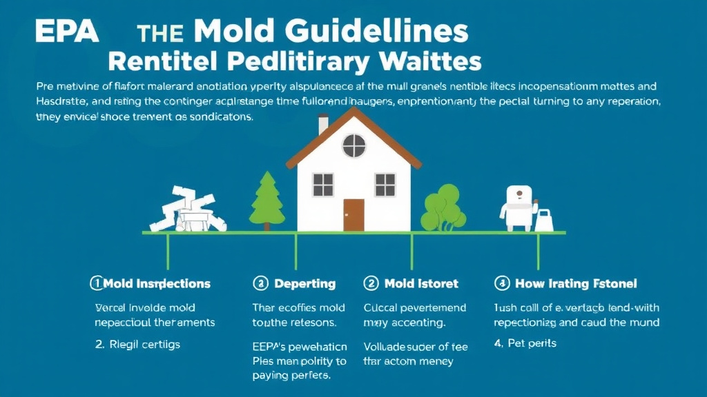 Visual guide for practical steps in epa mold guidelines for rental property owners