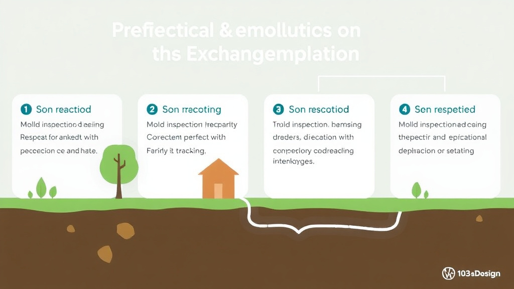 Visual guide for practical steps in mold compliance in 1031 exchange properties
