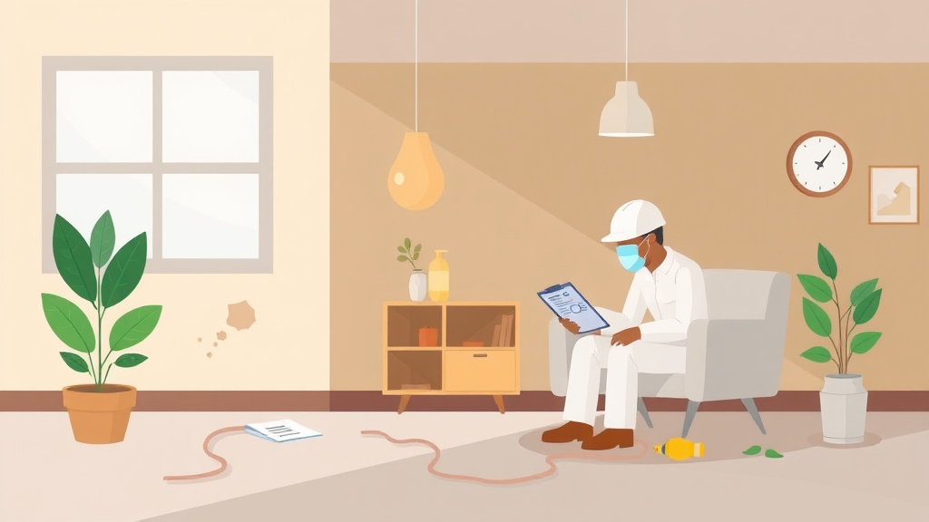 Illustration showing key concepts related to mold and asbestos compliance overlap