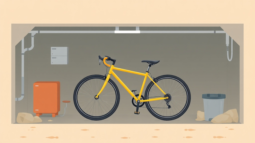 Illustration showing key concepts related to bike storage mold compliance