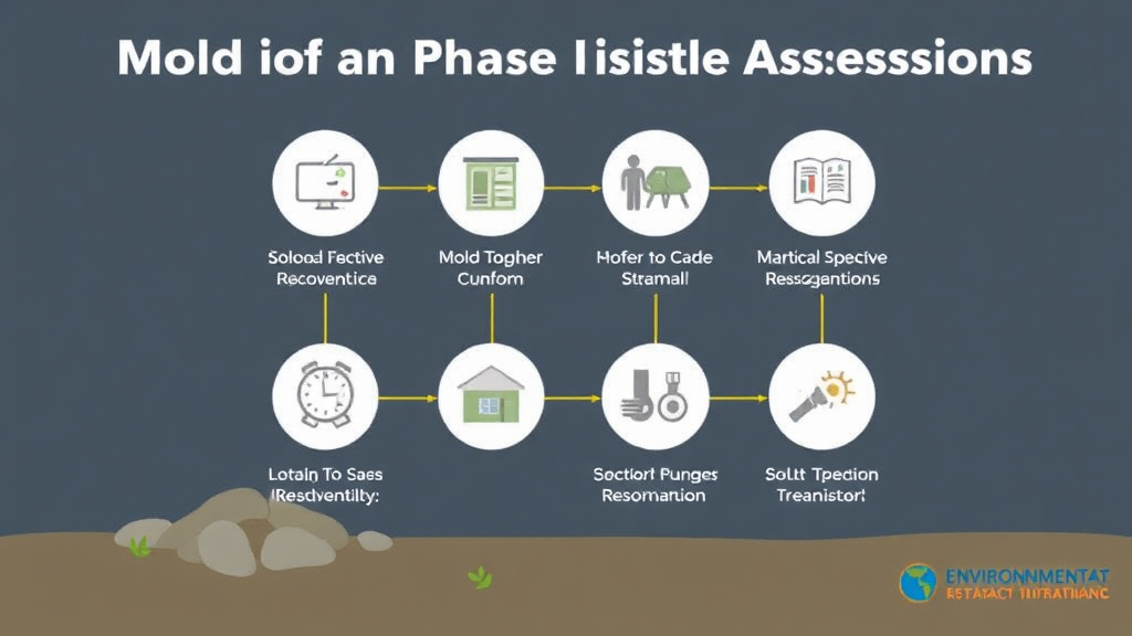 Visual guide for practical steps in mold in phase i environmental site assessments
