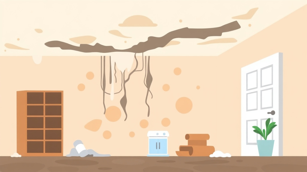 Illustration showing key concepts related to fema requirements for mold in disaster recovery