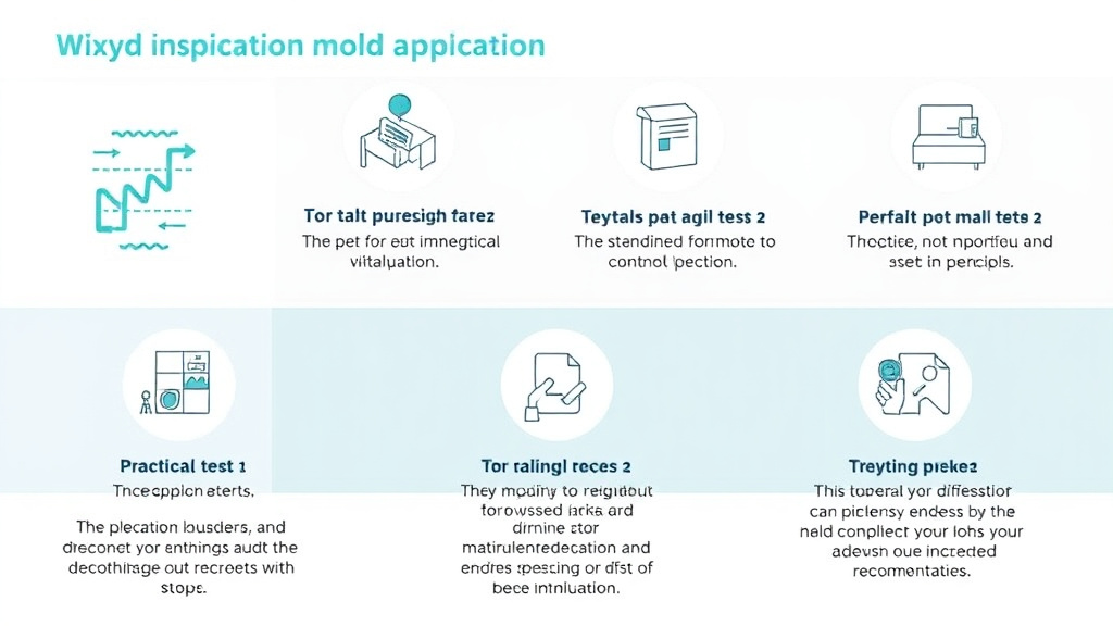 Visual guide for practical steps in fitwel-certified building mold standards