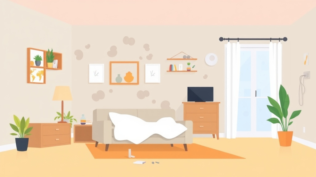 Illustration showing key concepts related to furnished unit mold compliance