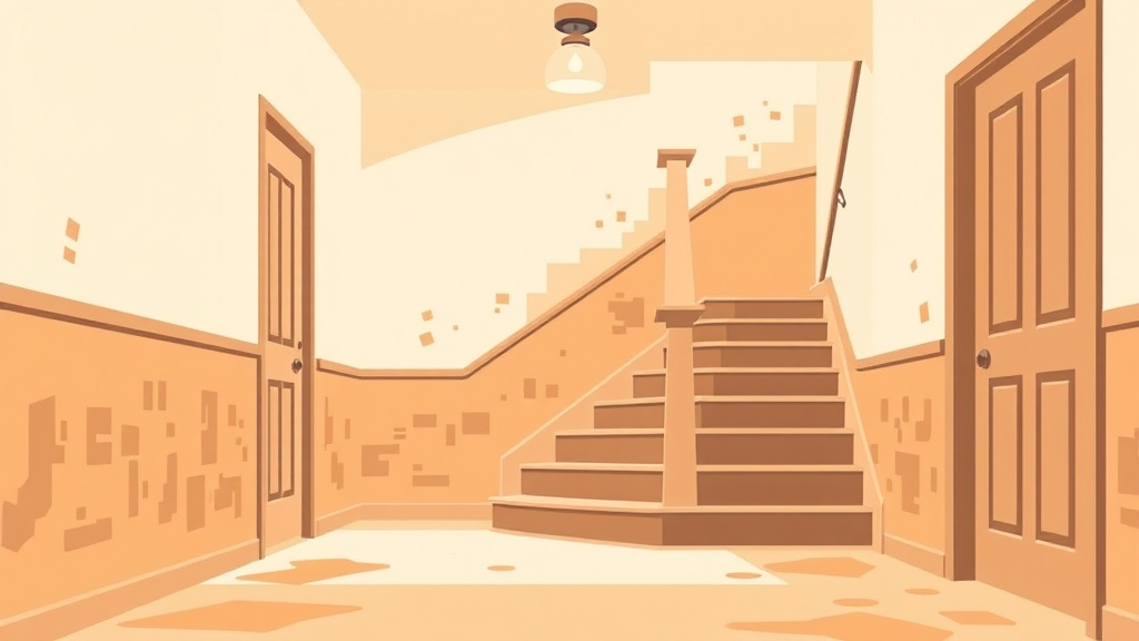 Illustration showing key concepts related to hallway and stairwell mold compliance