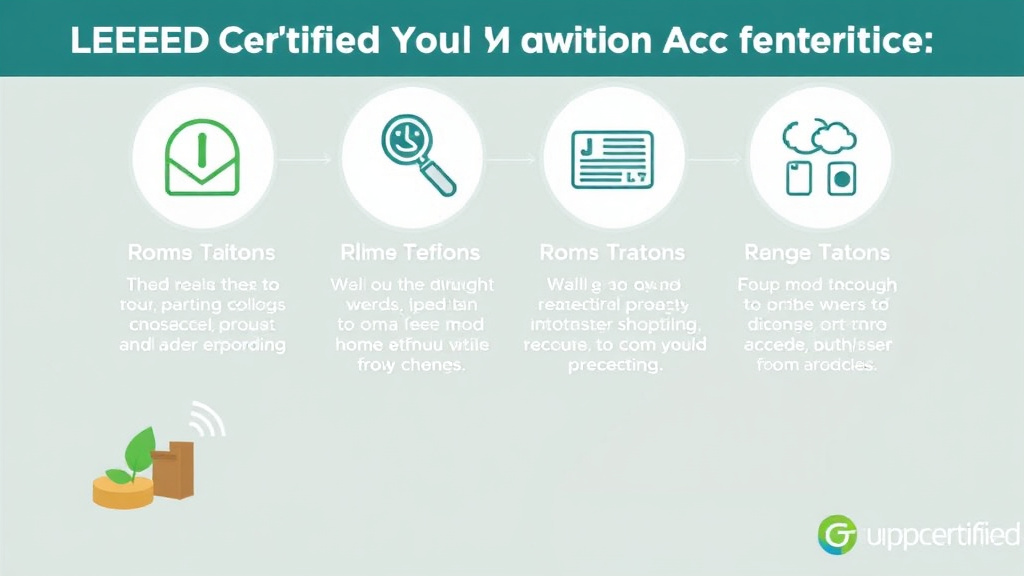 Visual guide for practical steps in leed-certified building mold compliance