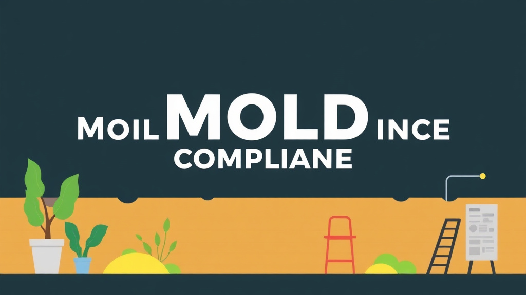 Illustration showing key concepts related to net-zero building mold compliance