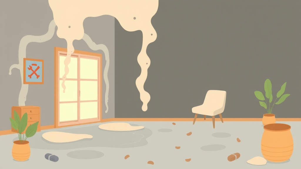 Illustration showing key concepts related to mold and new construction warranty claims