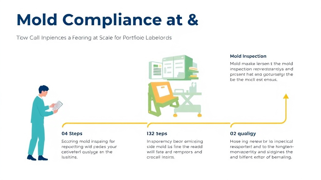 Visual guide for practical steps in mold compliance at scale for portfolio landlords