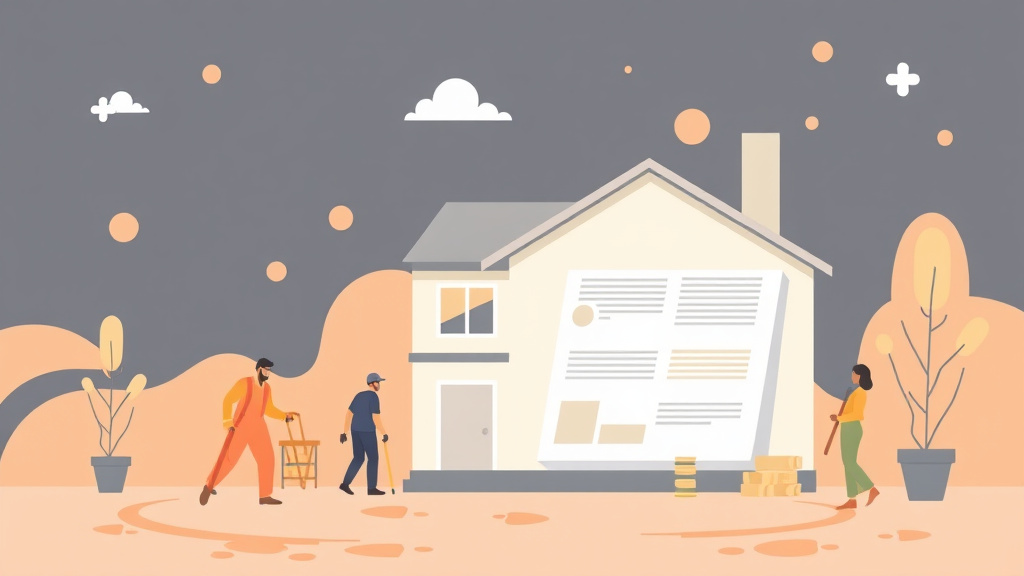 Illustration showing key concepts related to mold damage and property tax assessment appeals