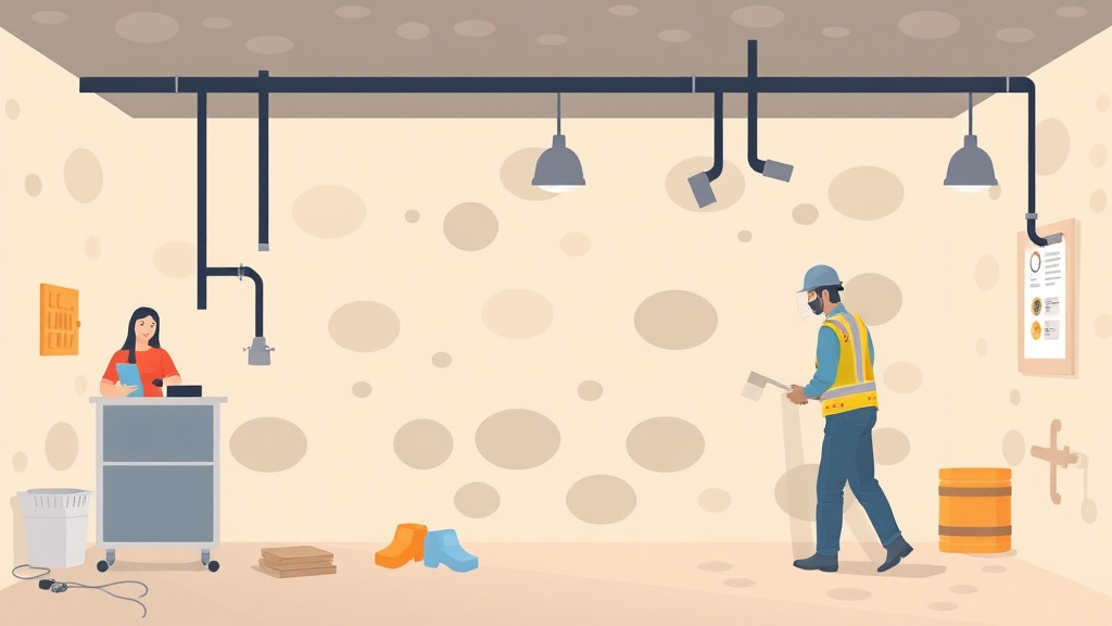 Illustration showing key concepts related to mold compliance during safety equipment inspections