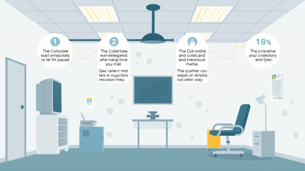 Visual guide for practical steps in telecommunications room mold compliance