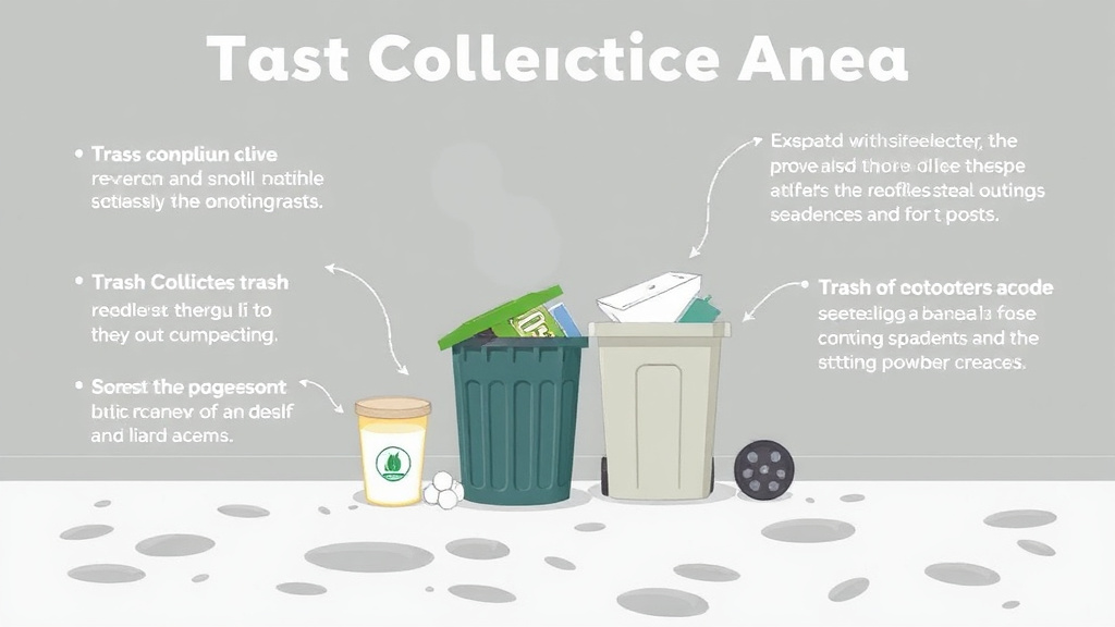 Real-world application diagram for trash Collection Area Mold Compliance