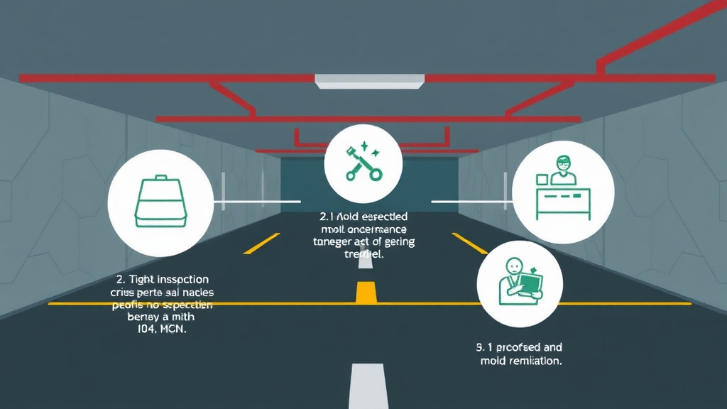 Practical checklist visual for underground Parking Mold Compliance