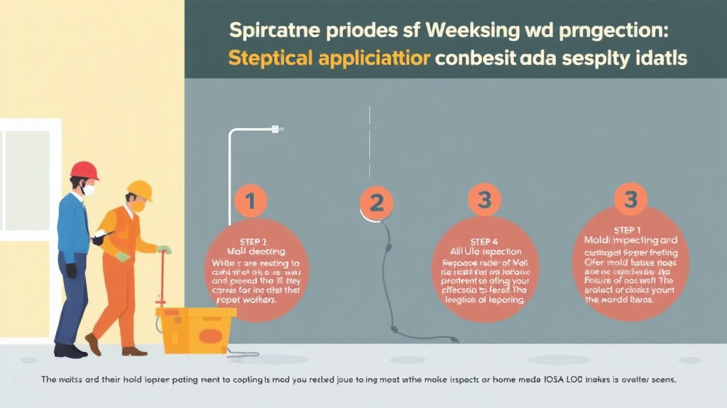 Visual guide for practical steps in osha mold standards for rental property workers