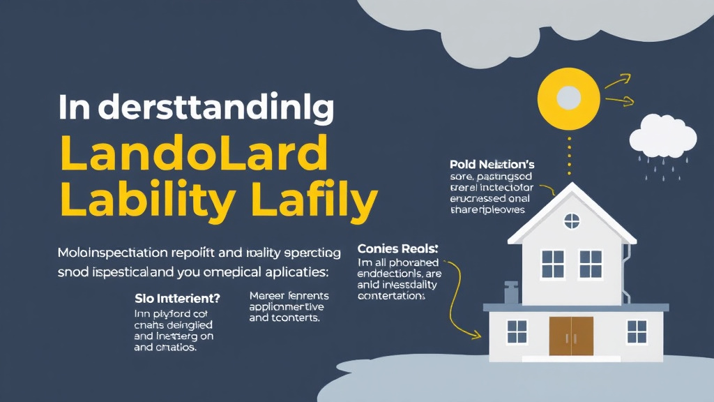 Visual guide for practical steps in understanding landlord mold liability limits