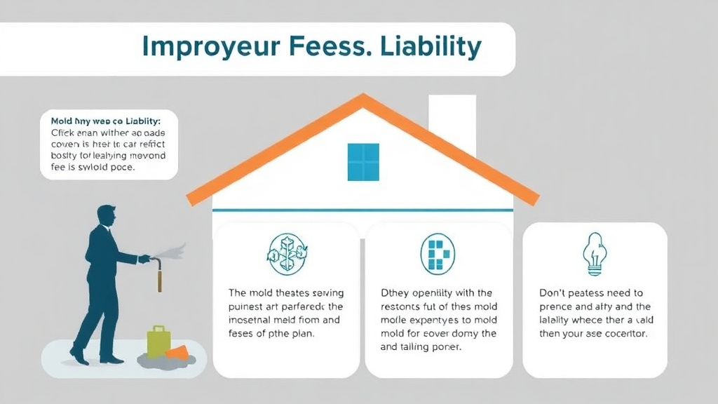 Visual guide for practical steps in attorney fee liability in mold cases