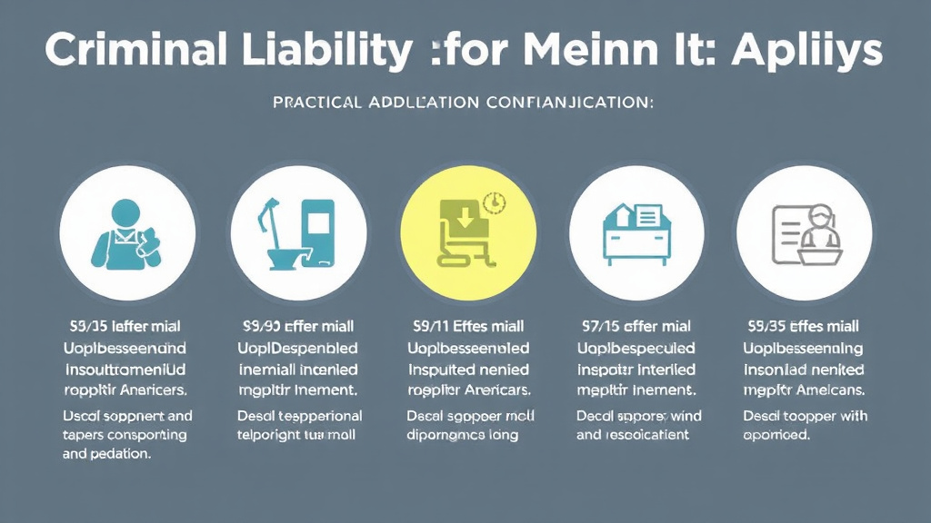 Visual guide for practical steps in criminal liability for mold: when it applies
