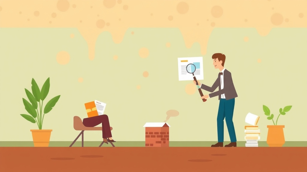 Illustration showing key concepts related to affirmative defenses in mold litigation