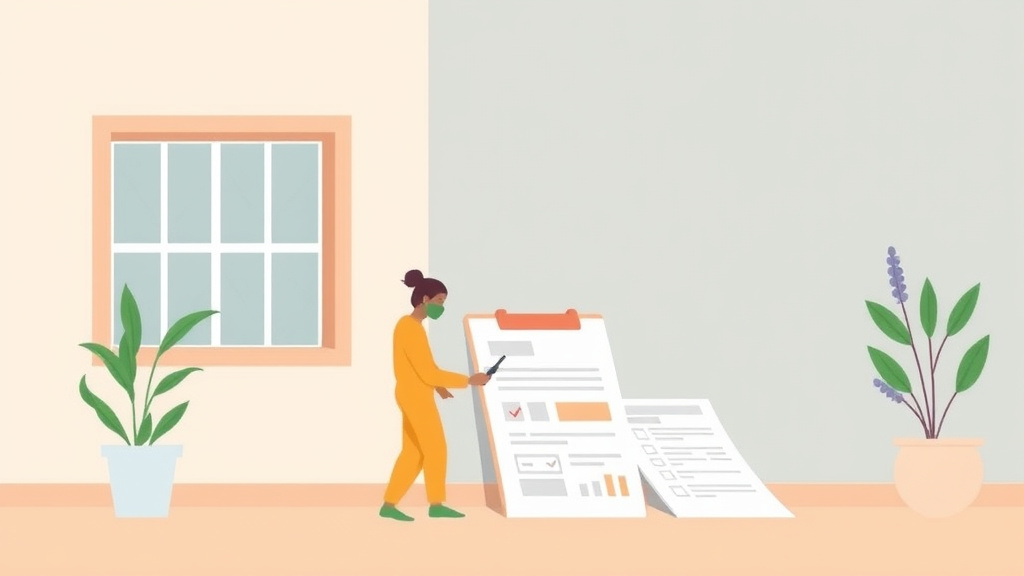 Illustration showing key concepts related to air quality test reports for mold defense