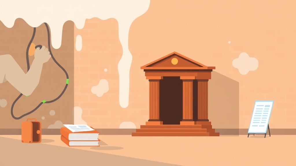 Illustration showing key concepts related to building a court defense pack for mold