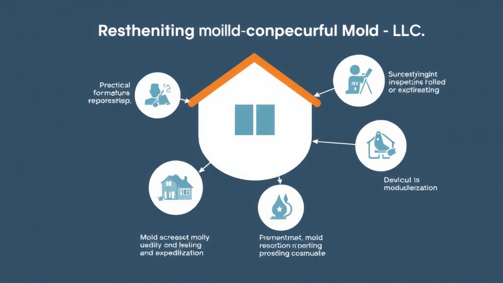 Visual guide for practical steps in llc protection against mold lawsuits