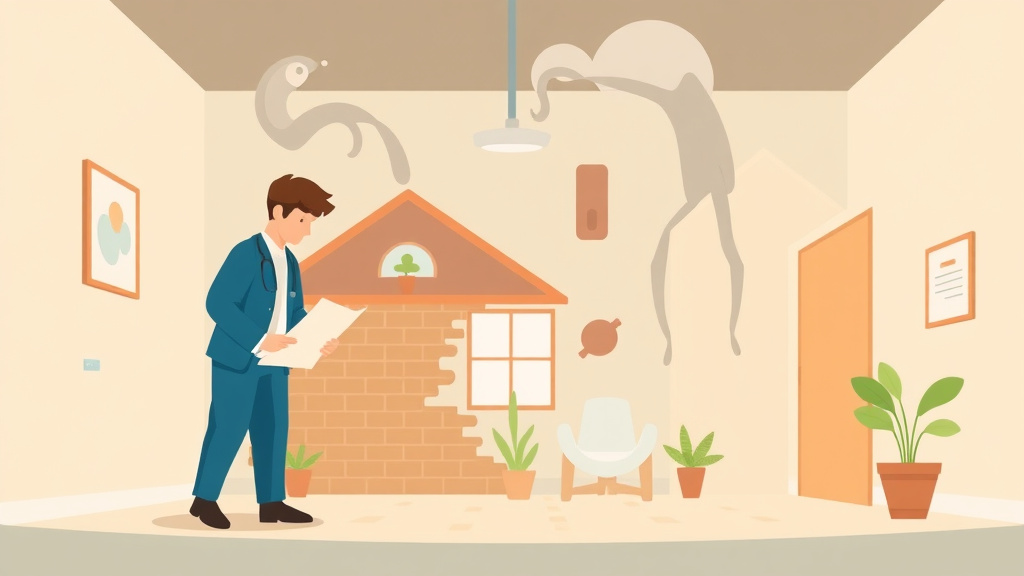 Illustration showing key concepts related to defending against mold medical expense claims