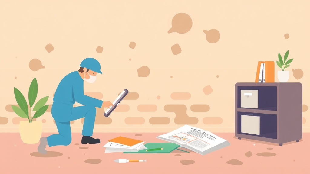 Illustration showing key concepts related to professional assessments as mold defense