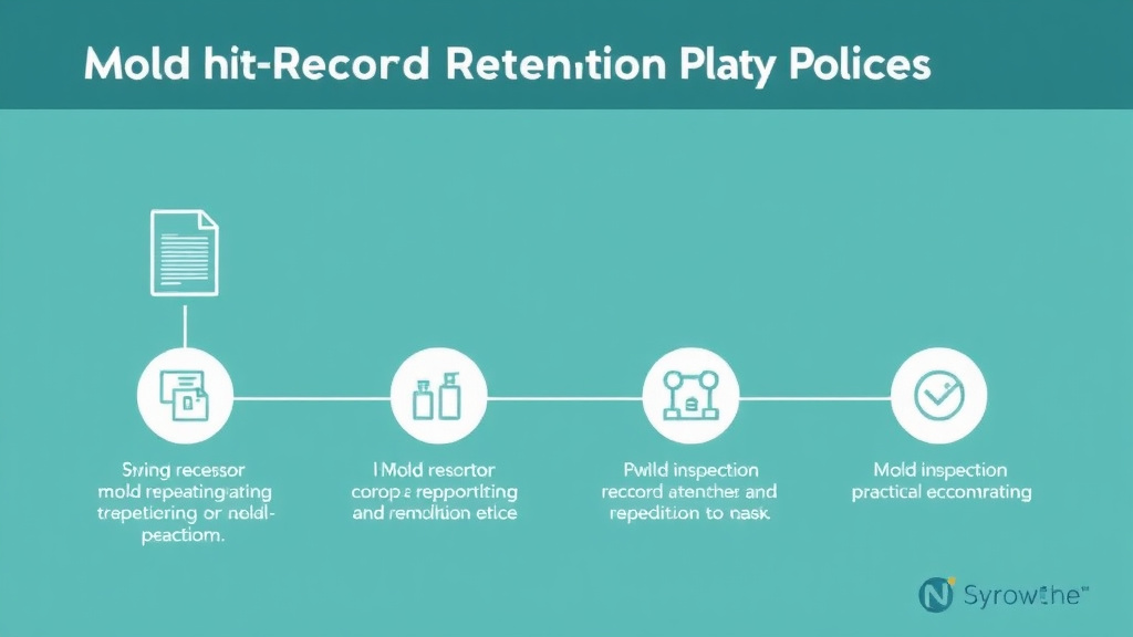 Visual guide for practical steps in mold record retention policy guide