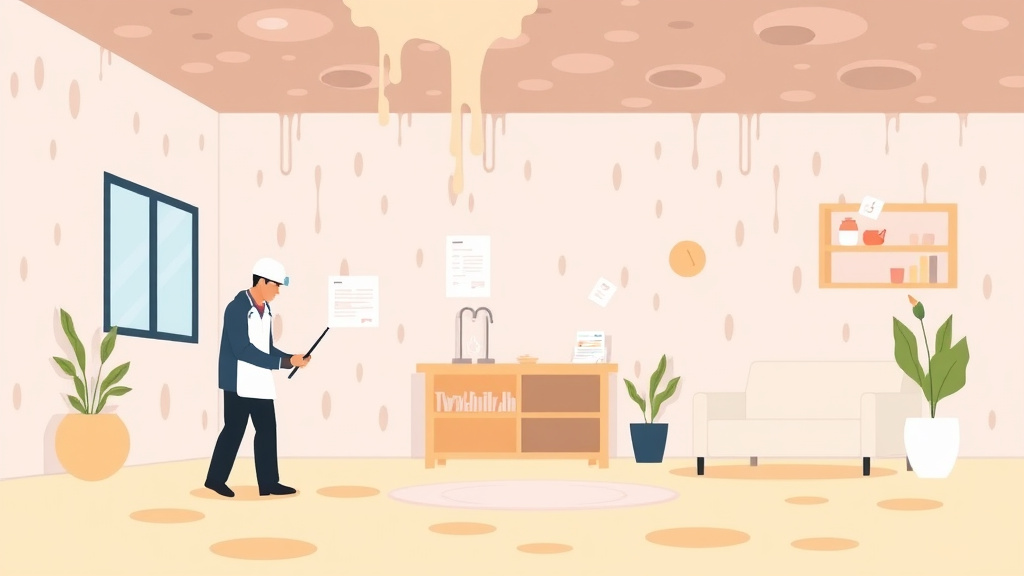 Illustration showing key concepts related to challenging medical evidence in mold cases