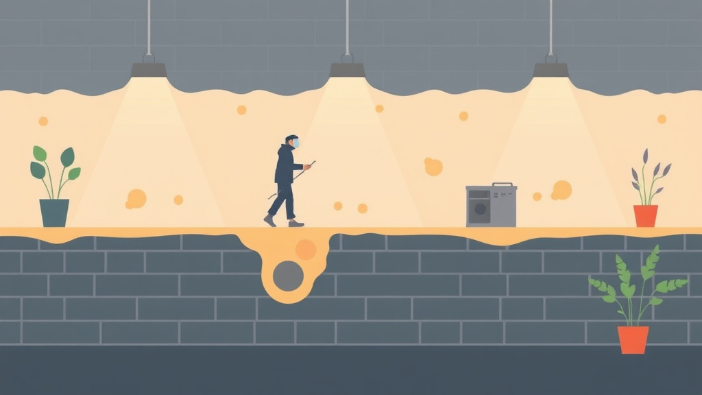 Illustration showing key concepts related to preexisting health conditions in mold claims