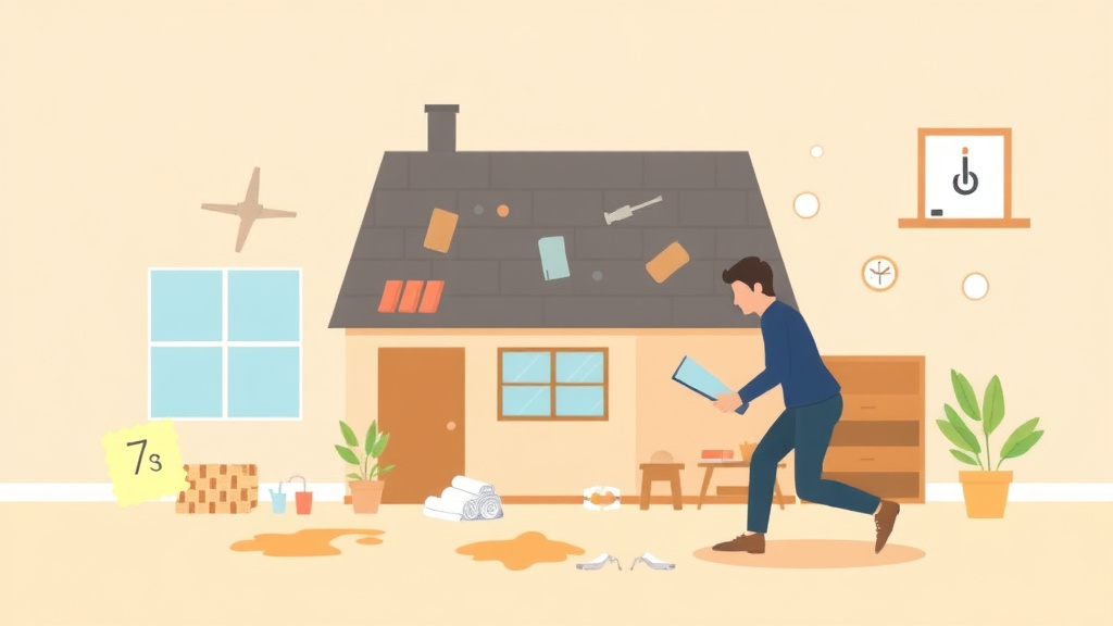 Illustration showing key concepts related to mold and security deposit dispute defense