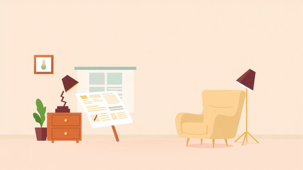 Illustration showing key concepts related to tenant burden of proof in mold cases