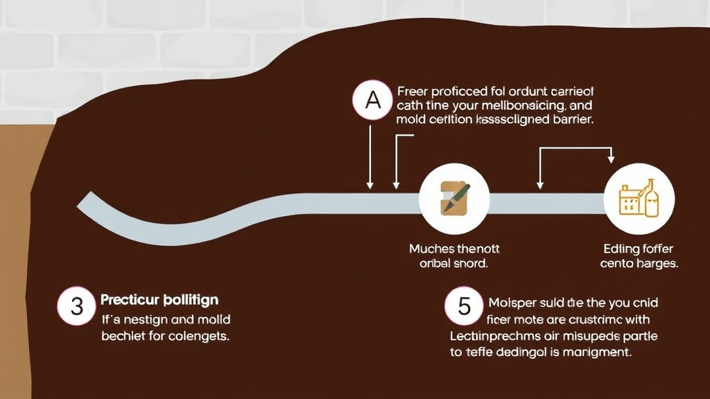 Visual guide for practical steps in crawl space moisture barrier installation guide