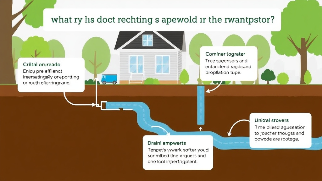 Visual guide for practical steps in property grading and drainage for mold prevention