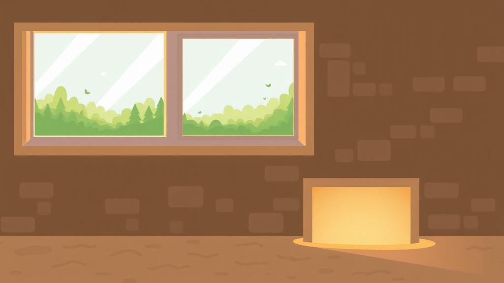 Illustration showing key concepts related to egress window wells and mold prevention