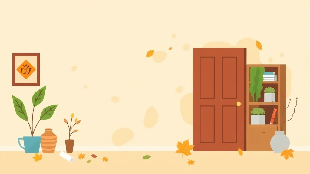 Illustration showing key concepts related to fall mold prevention checklist for landlords