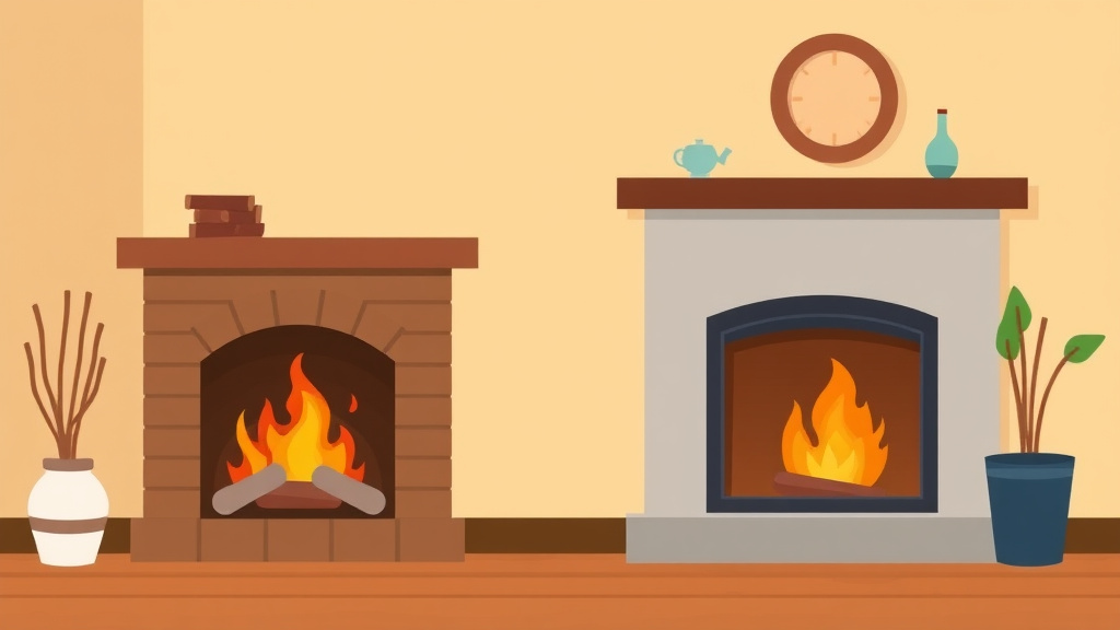 Illustration showing key concepts related to fireplace and chimney mold prevention